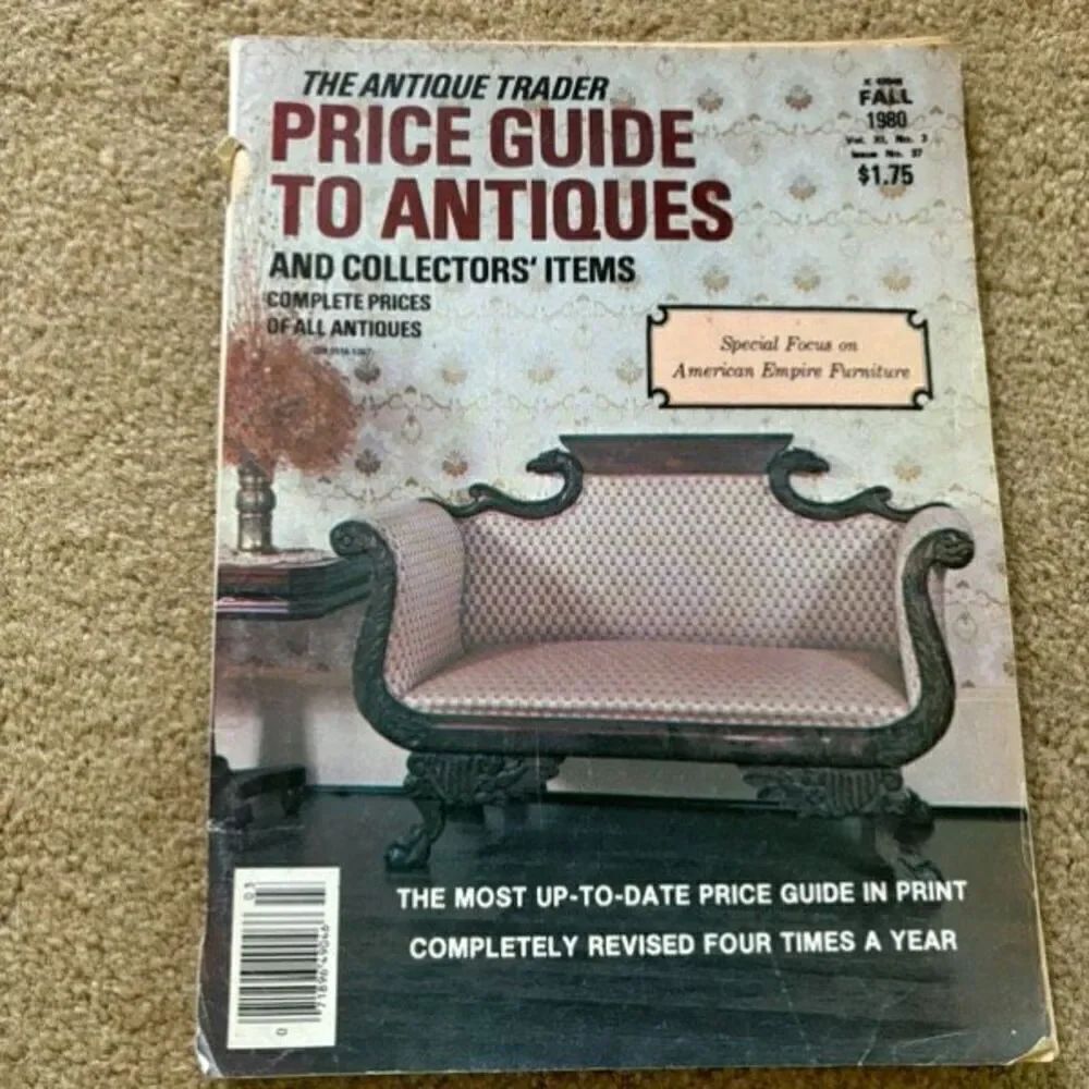 The Antique Trader Price Guide To Antiques 1980 Magazine